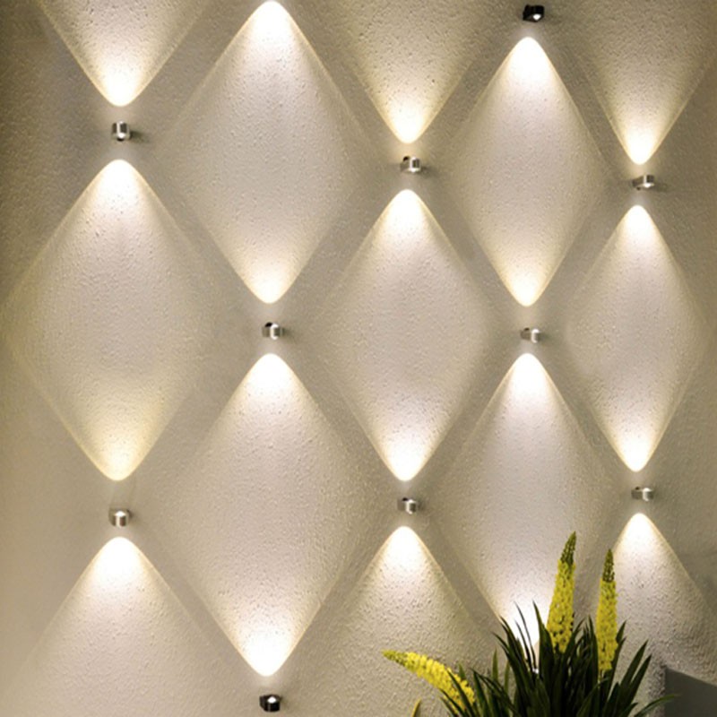 Crystal Up & Down Wall Lights